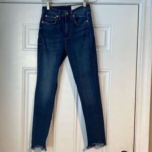 Rag and Bone High Rise Ankle Skinny Size 24